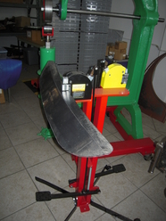 Lamborghini Espada front spoiler, forming and stretching